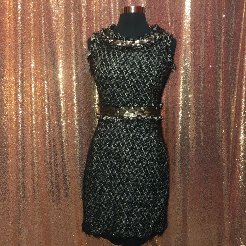 Wool/Sequins Dress